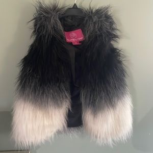 Faux fur vest